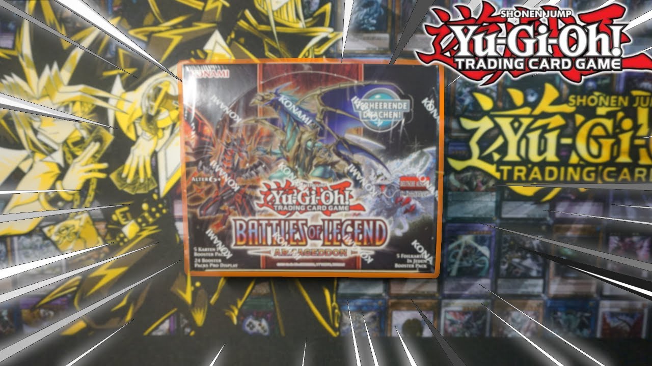 YU-GI-OH! BATTLES of LEGEND: ARMAGEDDON Display Opening/Unboxing (Deutsch/German)