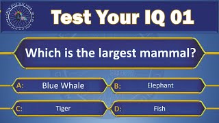 15 Easy General Knowledge Questions KBC Pattern 01 | English Quiz | MCQ | Test Your IQ | Genius Quiz screenshot 1