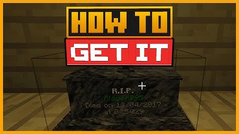 🟨 HOW to LOCATE/OPEN the TOMB in the CORAIL TOMBSTONE MOD in MINECRAFT
