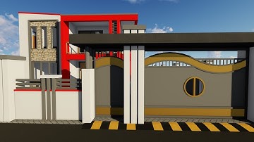 MAIN ENTRANCE GATE DESIGN/MORPH TOOL (ArchiCAD-24)