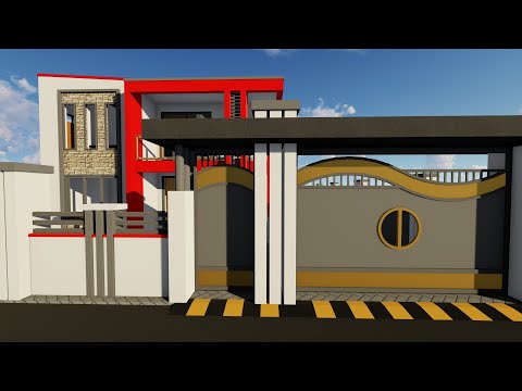 MAIN ENTRANCE GATE DESIGN/MORPH TOOL (ArchiCAD-24)