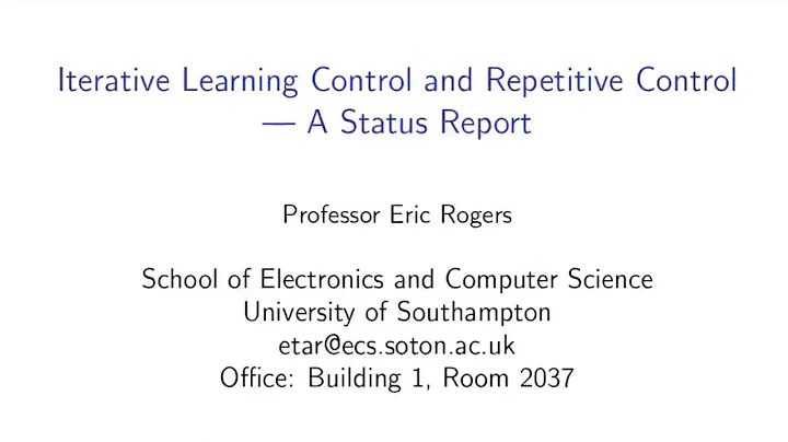 IFAC TC 1-2: Iterative Learning Control and Repetitive Control - A Status Report
