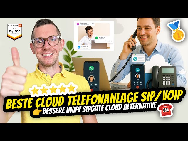 The best cloud telephone system SIP/VoIP? ☎️ KrispCall the better unify sipgate cloud alternative? 📲