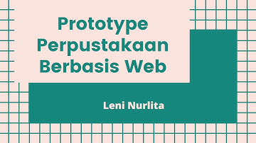 Prototype Perpustakaan Berbasis Web