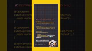 Difference Between @Qualifier vs @Primary Annotation #springboot #shortvideo #javainterview #shorts