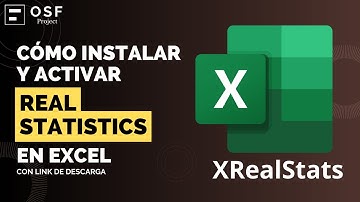 CÓMO INSTALAR y ACTIVAR REAL STATISTICS en EXCEL ¡EN UN MINUTO!
