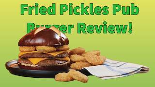 🍔🥒 CULVER’S PICKLE PUB BURGER & FRIED PICKLES REVIEW!