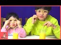 Drinking Glasses Beverages Drink Challenge Kids Toys Family Fun | MariAndKids