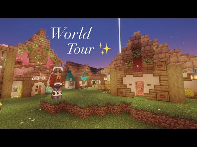 ASMR | MINECRAFT World Tour ✨ (Ramble, Minecraft Sounds)