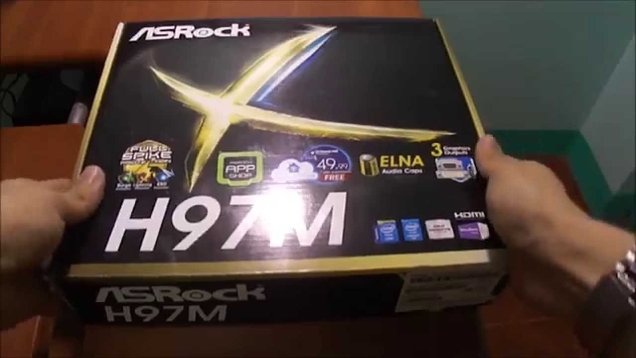 ASRock H97M - Unboxing - YouTube