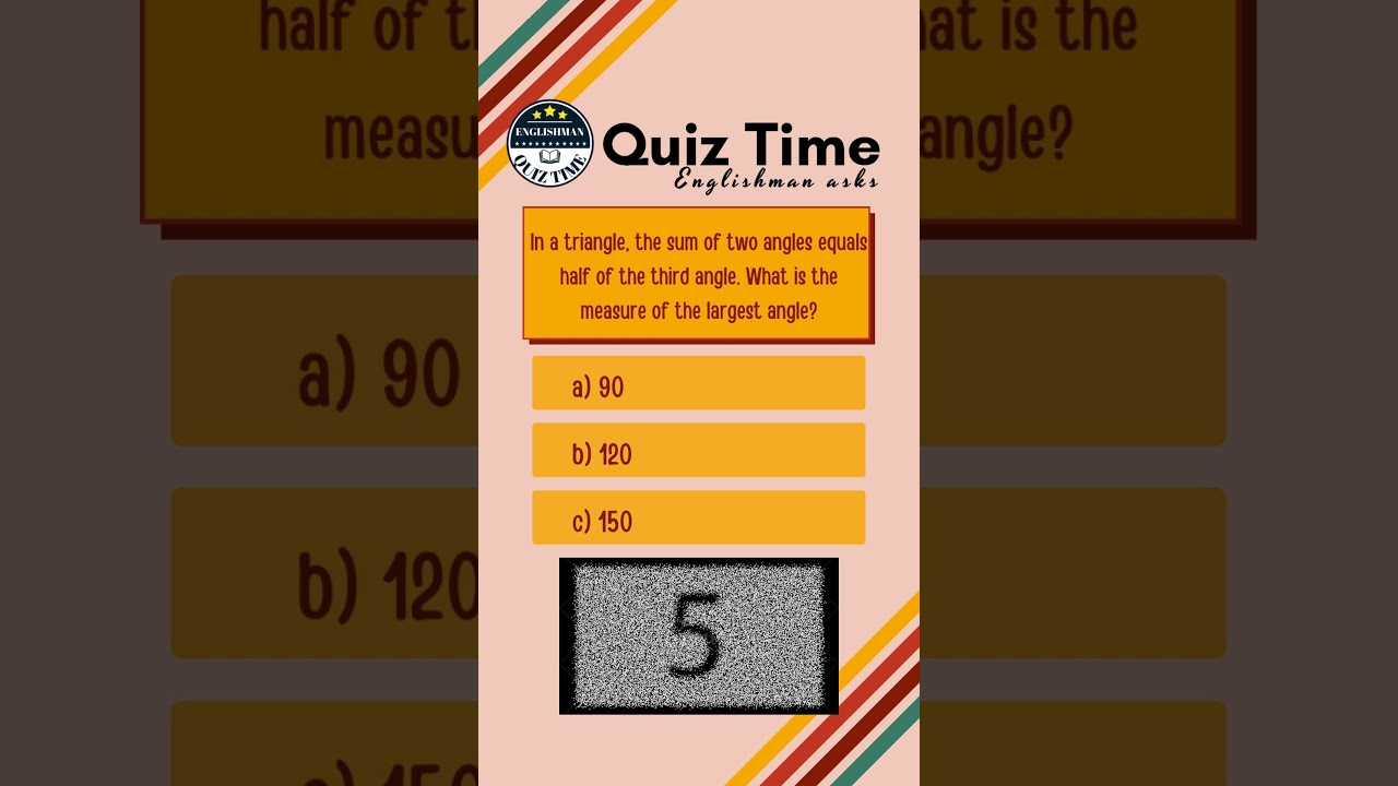 Can you solve this mathematics question?What is the measure of the largest angle?