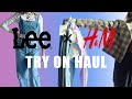 Lee x HM The Best HM Collab? | Try on haul | HM x Lee Collection | ARIEL CHENG