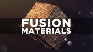 Blackmagic Fusion 15 Basics - Introduction to 3D Materials/Textures