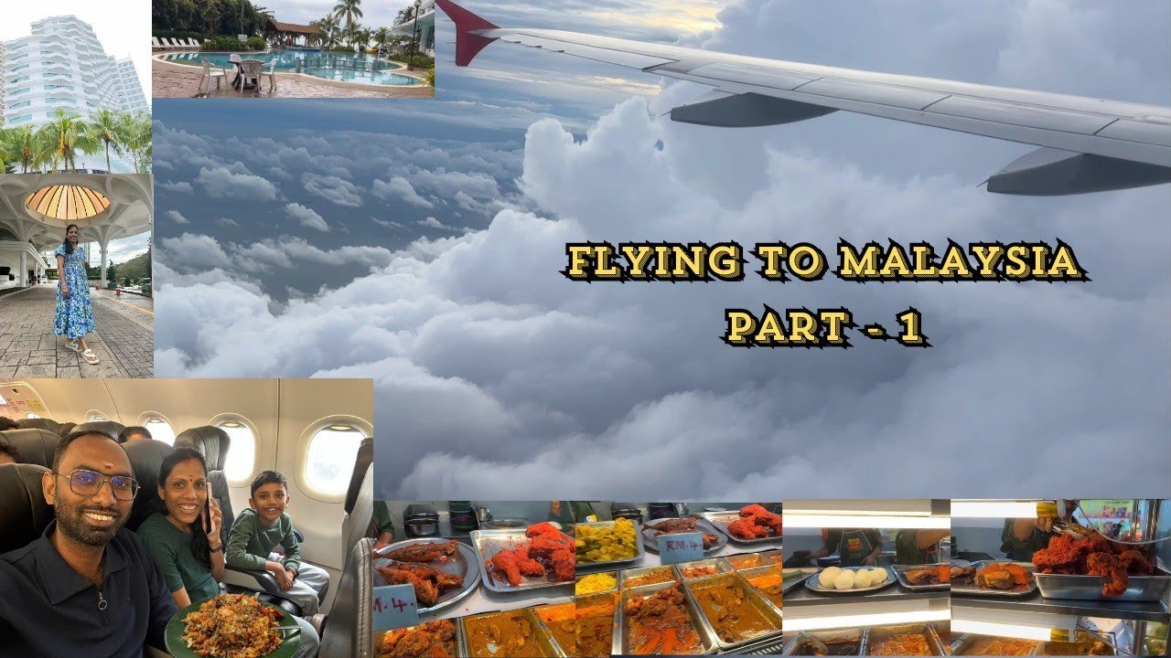 🌹Part-1|Our First International Trip 🇲🇾 video to MALAYSIA-Penang🌹Beach Hotel Tour&Local Food & Fun🌹