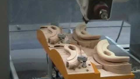 IDEA 2 chair backrest " ALPHACAM" 5AXIS