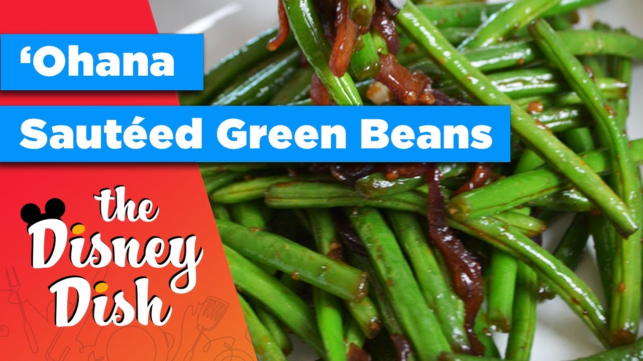 Bring a taste of 'Ohana home with Polynesian Green Beans | Disney Recipes at Home