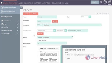 How To Create Emails Templates and Compose Emails