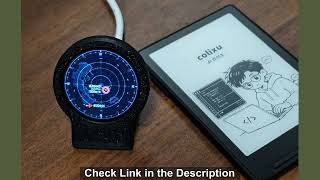 USB-C Deskradar, Live ADS-B Flight Tracker Gadget with Sonar Grid Screen With 3D Printed Case