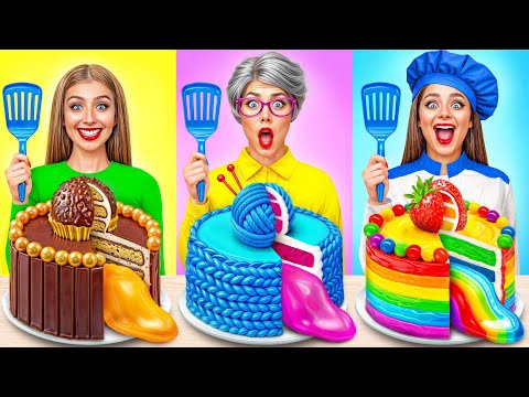 Me vs Grandma Cooking Challenge | Kitchen War by TeenDO Challenge