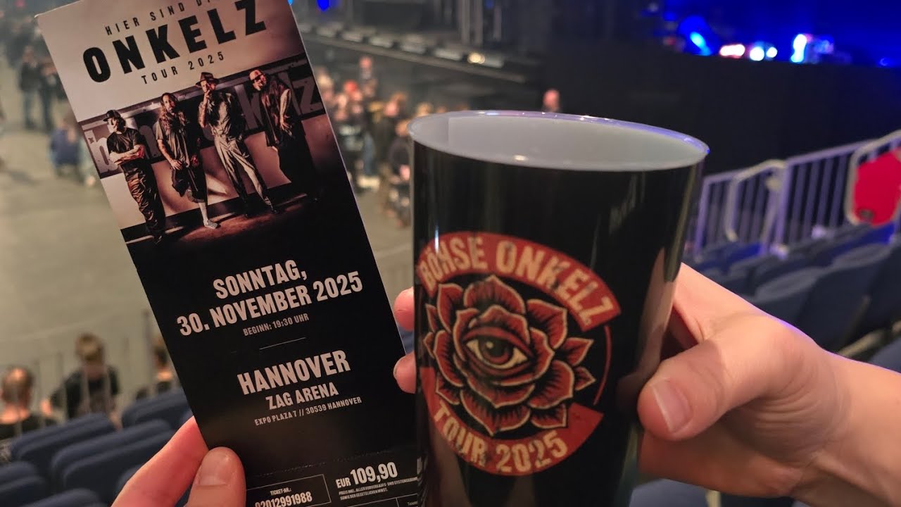 Böhse Onkelz - Konzertmitschnitt Live in Hannover 30.11.25 Hier sind die Onkelz Tour 2025