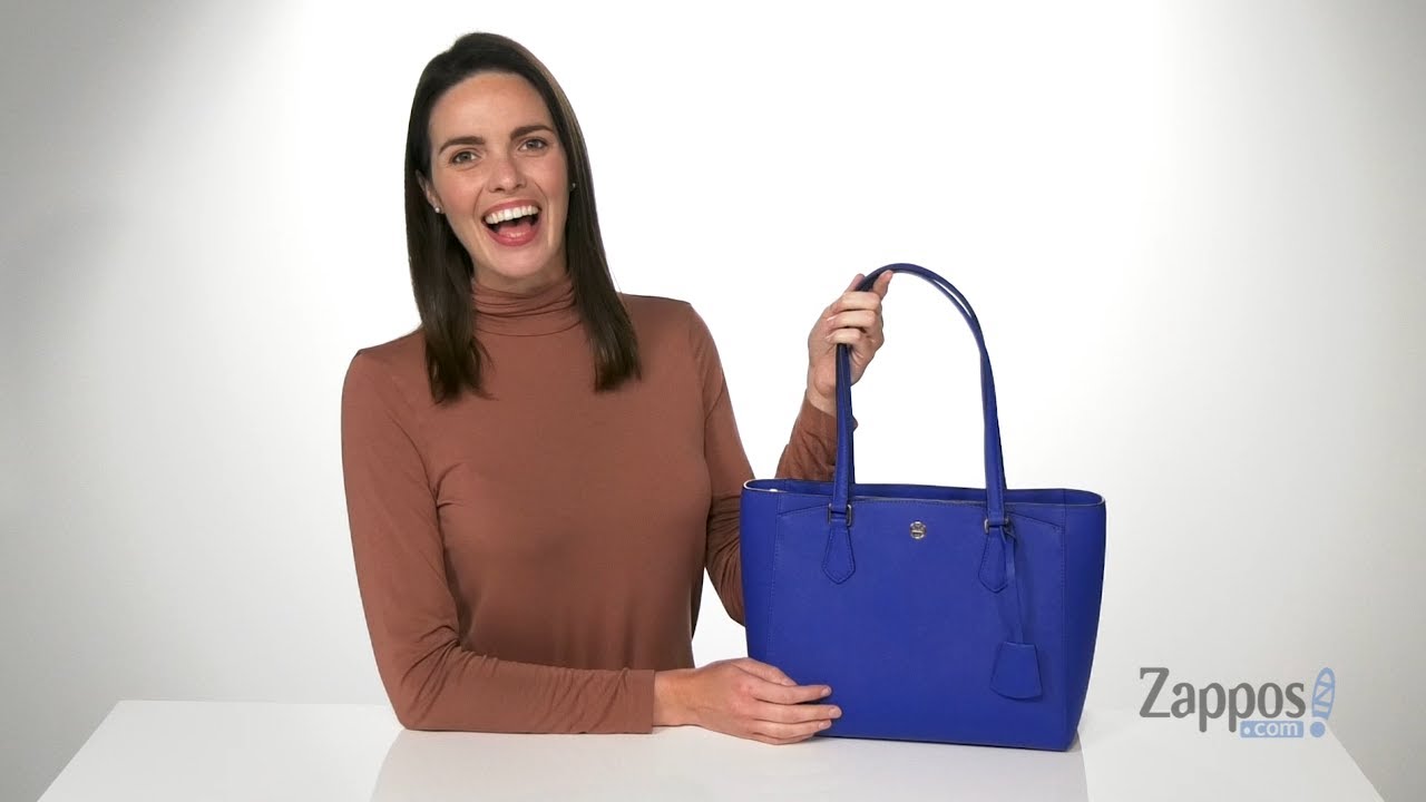 Tory Burch Robinson Small Tote SKU: 9480374 - YouTube