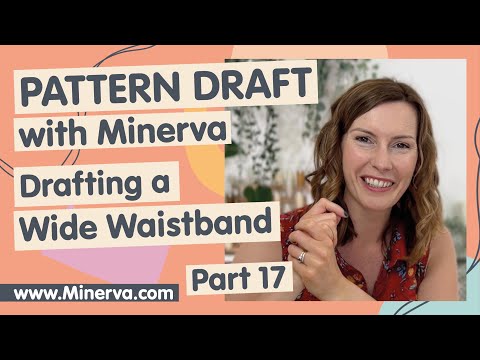 Pattern Drafting For Beginners Part 17 - Drafting a Wide Waistband