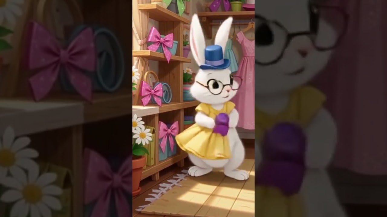 cute rabbit is sorting things🐰 