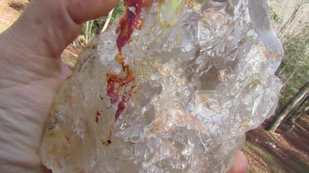 3 new crystals from recent diggings at Emerald Hollow Mine in Hiddenite