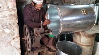 How to Convert Metal Sheet into a Drum with Wonderful Skills