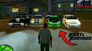 Fast and Furious Cars In GTA San Andreas | GTA Mods