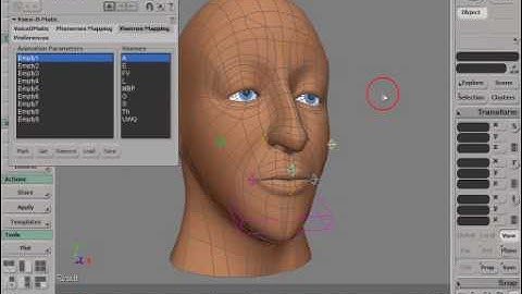 lipsyncing with bones in Voice-O-Matic (XSI edition)