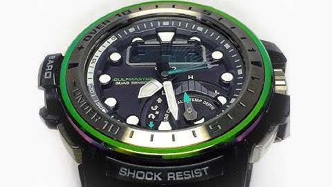 Casio G-Shock GWN-Q1000MB-3AJF Marine Blue Gulfmaster QUAD sensor unboxing & review