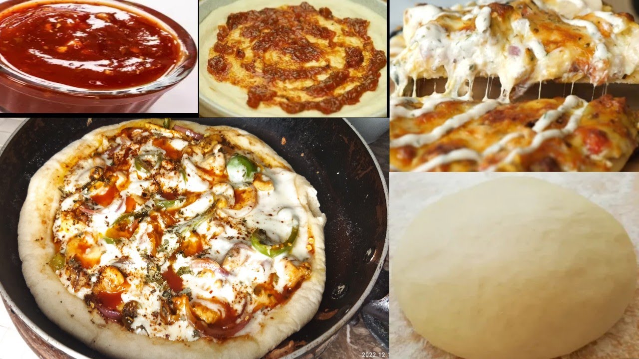 Home made pan pizza Bahar walay pizza ki chutti hogai No oven aur