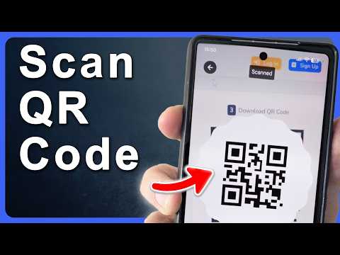 How To Scan A QR Code With Android (Any Phone!)
