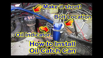 How to Install - Easy PCV Oil Catch Can - It