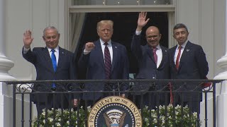 President Trump and The First Lady Participate in an Abraham Accords Signing Ceremony