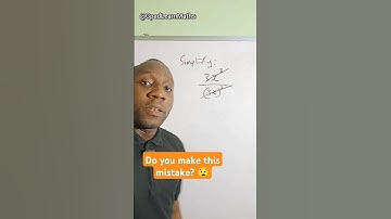 Do you make this mistake? 😧 #indices #fraction #exponent #simplify #matheducation #gpadlearnmaths