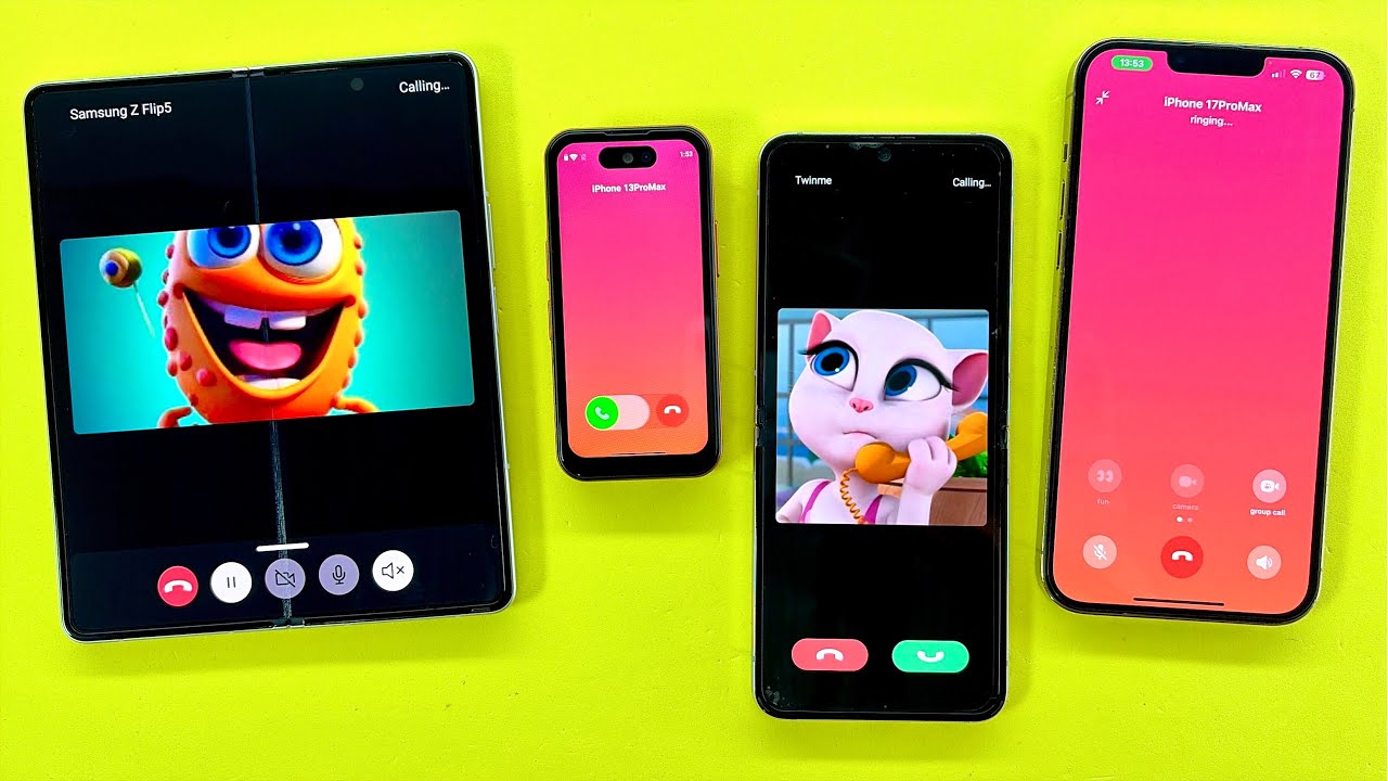 Social Media Incoming Call JusTalk + Twinme + TeleGuard + Telegram | Samsung Galaxy & iPhone 