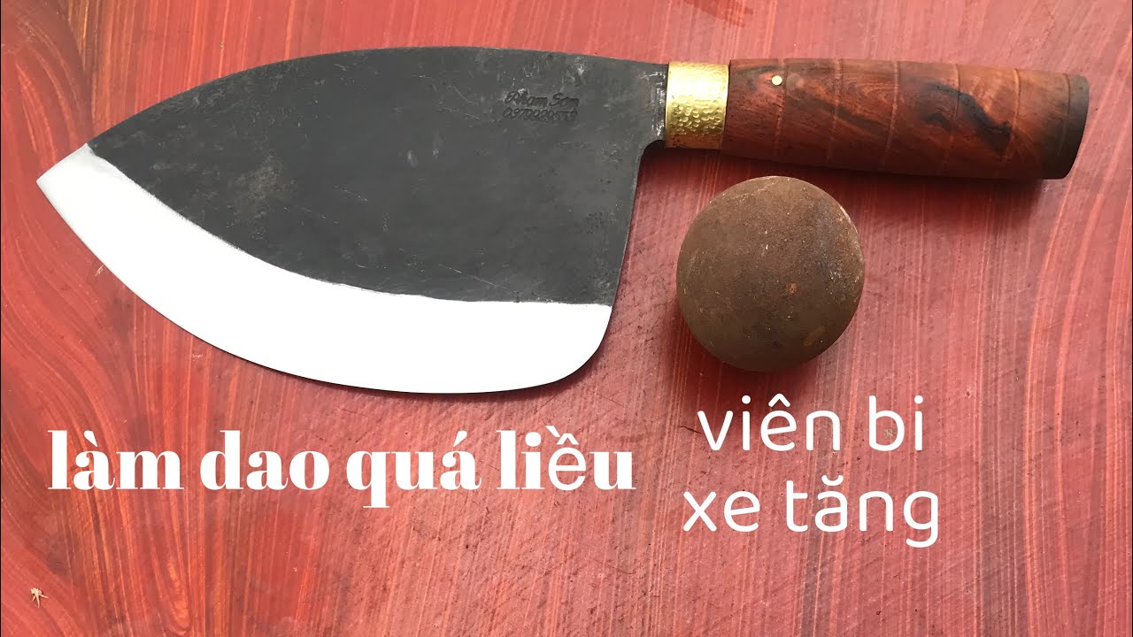 Quá trình làm dao cá ngừ từ viên bi xe tăng sắc bén nhất  zalo 0379929553