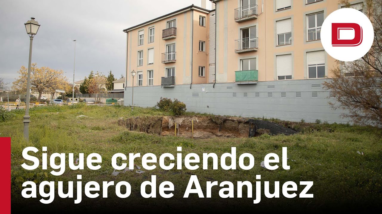 Preocupación entre los vecinos de Aranjuez por el misterioso socavón: «Vivimos con inseguridad»