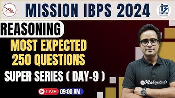 Mission IBPS 2024 | Most Expected 250 Questions | Reasoning | Mahendras