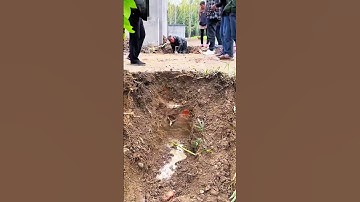 Drilling process under the road- Good tools and machinery make work easy