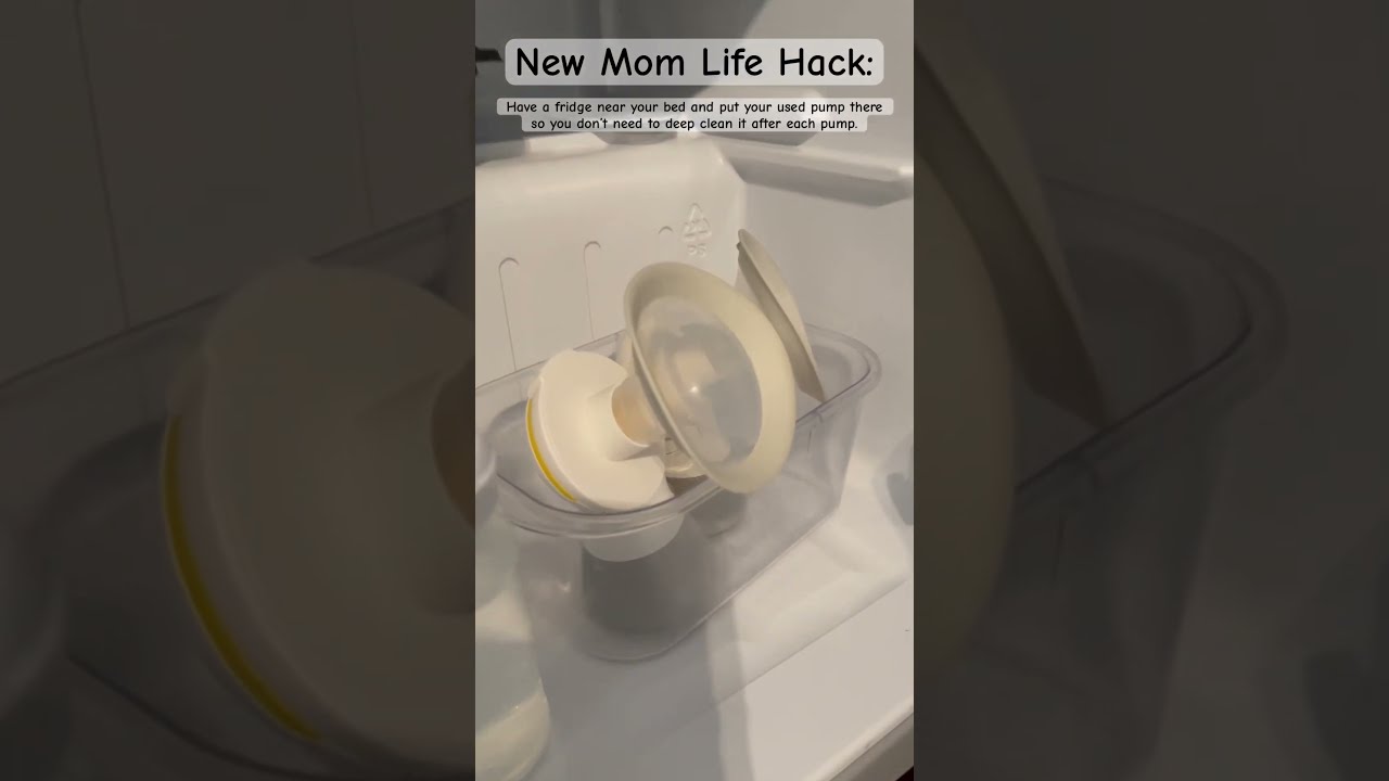 Breast Pump Life Hack Store Used In Fridge Between Uses To Not Have Deep Clean It Each Time