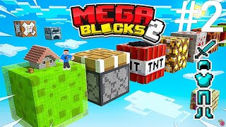 I PLAY MINECRAFT BUT EXPLORE MEGA BLOCKS #2😱😱.