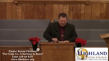 For Unto You, A Saviour Is Born
