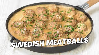How to make SWEDISH MEATBALLS. Homemade IKEA Meatballs Recipe by Always Yummy!