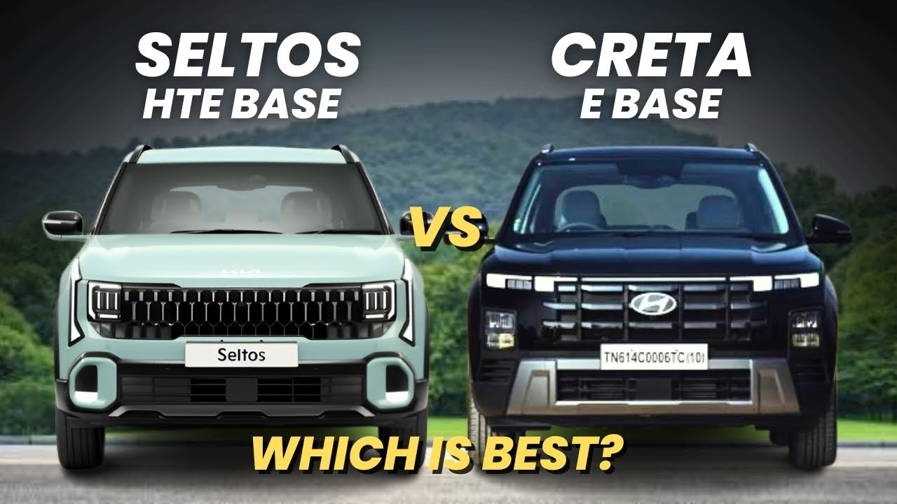 Kia Seltos 2026 Base Model vs Hyundai Creta Base Model | Which is Best? | kia seltos
