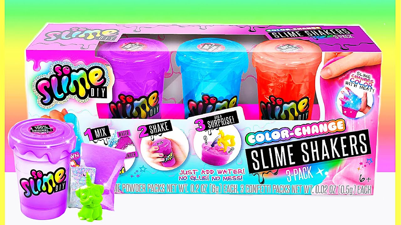 Canal Toys So Slime DIY Glitter Confetti Slime Factory Kit No Glue No Mess