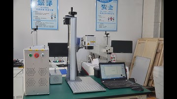 desktop fiber laser marking machine with auto focus control by software