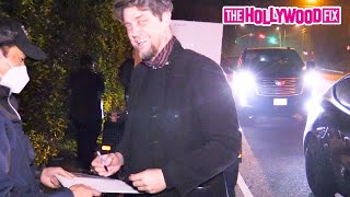 Andy Muschietti Draws 'The Flash' For A Fan At Jennifer Klein's Christmas Party In Los Angeles, CA